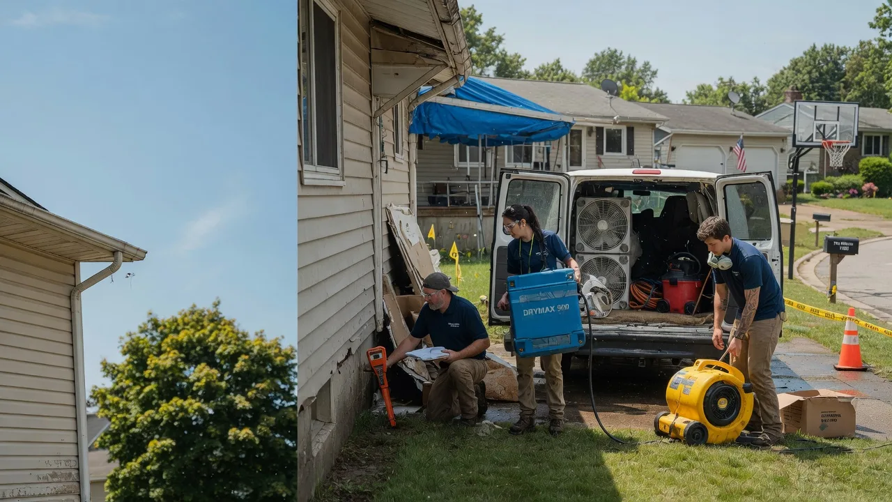 Ceiling Leak Cleanup in Bonnie, IL near me