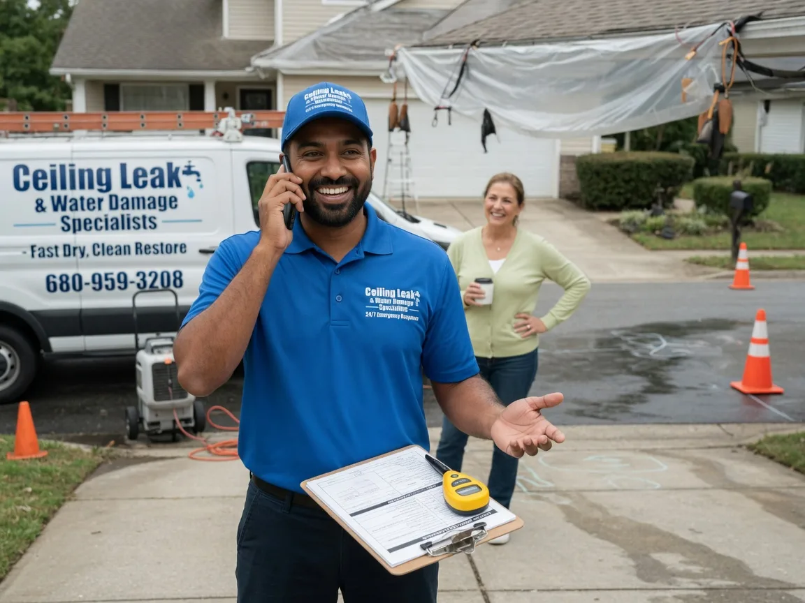 Ceiling Leak Cleanup Bonnie, IL FAQs